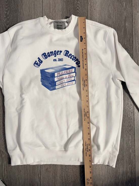 Rare Carhartt WIP Limited Edition Ed Banger Records Crewneck XL - Picture 4 of 5